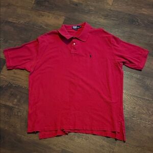 Polo by Ralph Lauren Men's Bold Red Polo Shirt